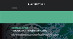 Desktop Screenshot of paigeind.com